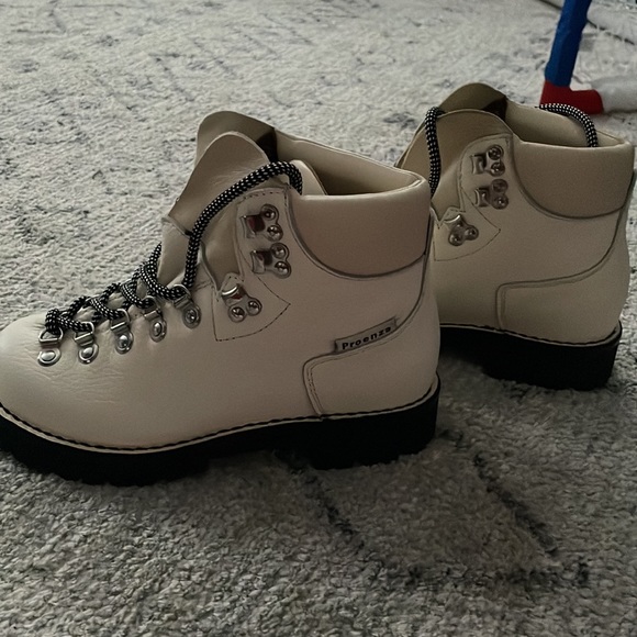 Proenza Schouler Lace-up Ankle Boots In 101 White. NBW too small for me! Size 6 - Picture 6 of 8